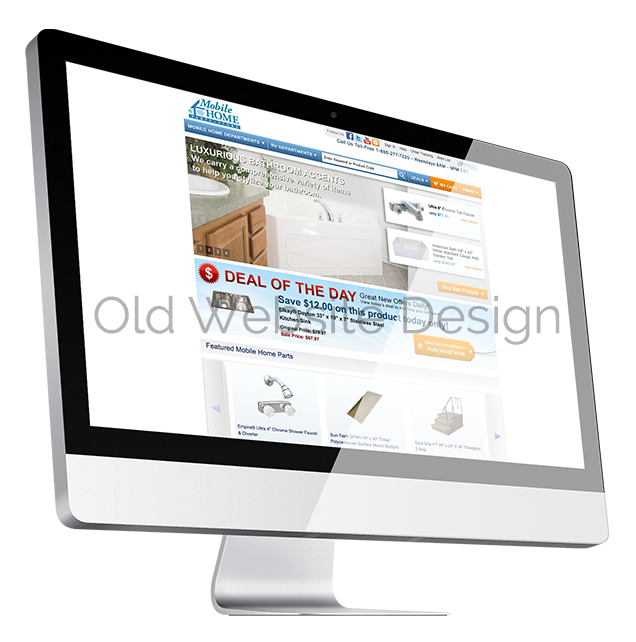 Mobile Home Parts Store’s previous website: gorgeous, but not quite ready for the mobile revolution.